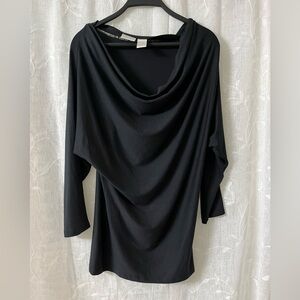 Spiegel Black Cowl Neck Blouse Size Small/Medium